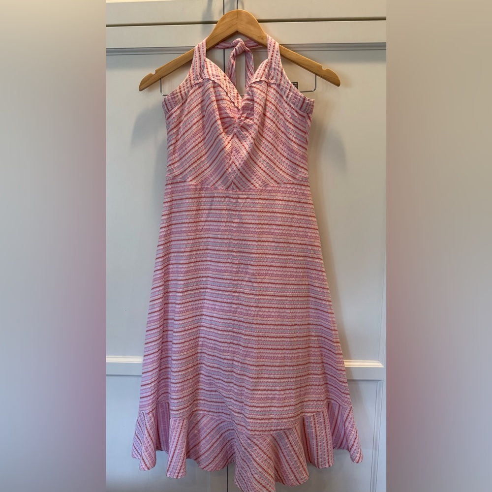 Odille Multicolor Striped Cotton Dress